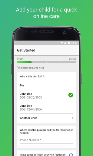 JPS Virtual Care Screen 3