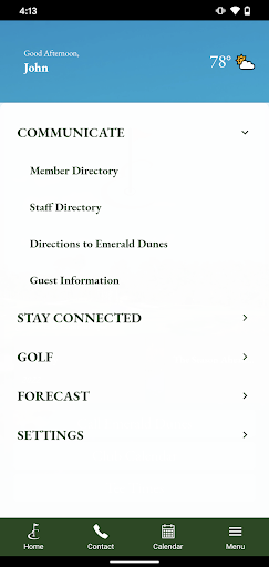 Emerald Dunes Club Screen 2