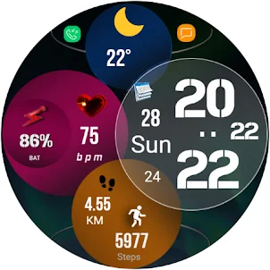 FSW233 color digital clock