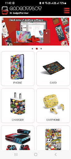 Android application GadgetPlot screenshort
