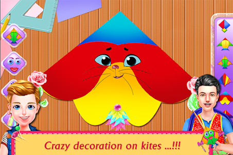Kids Kites Maker Factory Games