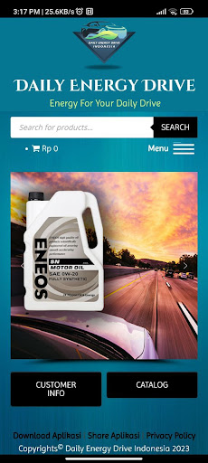 DAILY ENERGY DRIVE Screen 3