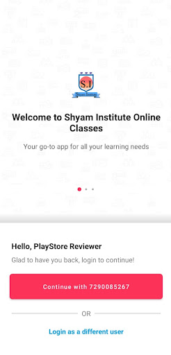 Shyam Institute Online Classes Screen 2