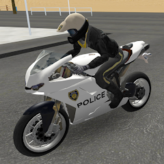 Police Motorbike Road Rider MOD
