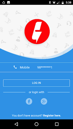 General Aircon Customer App Screen 2