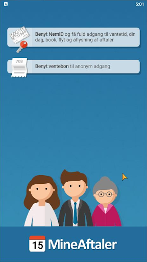 Android application MineAftaler Region Nordjylland screenshort