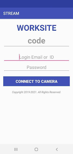 Android application SITE.STREAM screenshort