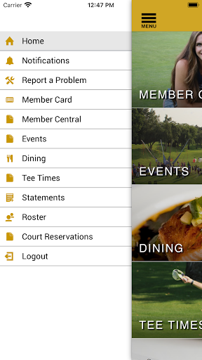 Oak Ridge Country Club Screen 2