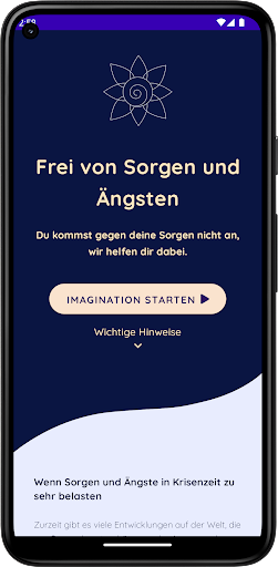 Android application Gelassen durch die Krise screenshort