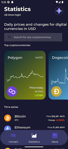Taakin Crypto Screen 2