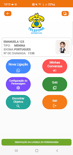 Telefone Interativo Screenshot 2 - AppWisp.com