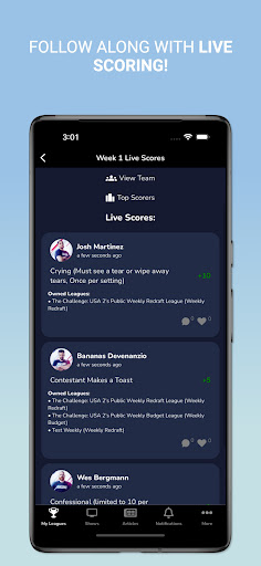 Android application RealTVFantasy screenshort