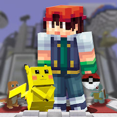⛏️ FR-Minecraft Skin Minecraft : Red - Pokémon