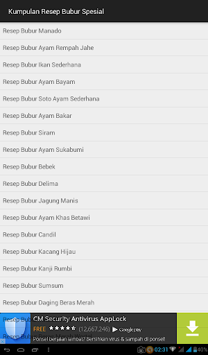 Kumpulan Resep Bubur Spesial Screen 2