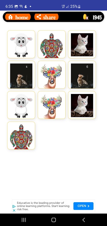 #3. Image Matching Puzzle (Android) Podle: Massoud Khaja