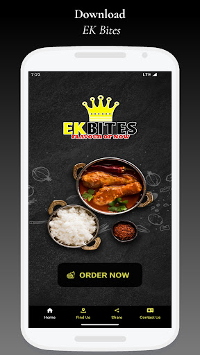 Android application EK Bites screenshort