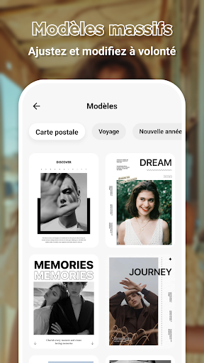 Aperçu de l'application