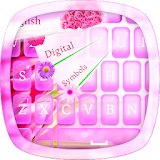 Pink Flower for Keyboard icon