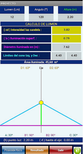 CALCULO DE LUMENES Y LUX Screen 3