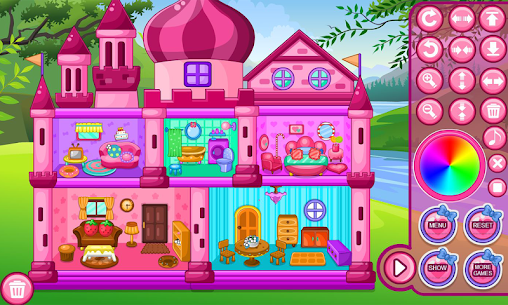 Doll house decoration game For PC installation
