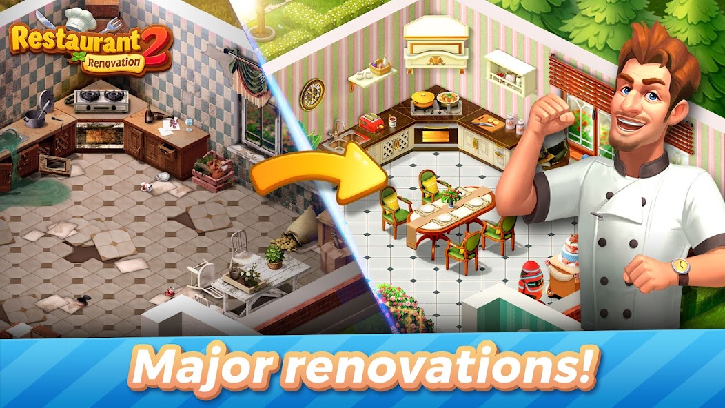 Restaurant Renovation 2 1.1.13 APK + Mod (Unlimited money / Unlimited) for Android