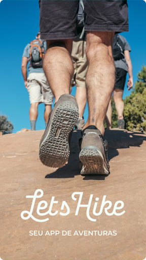 Android application Let´s Hike screenshort