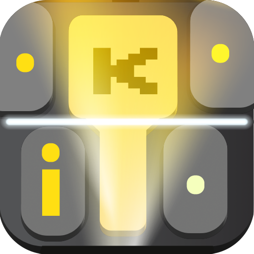 Neon LED Keyboard logo