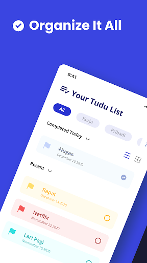 Android application Tudu - ToDo & Task Management screenshort