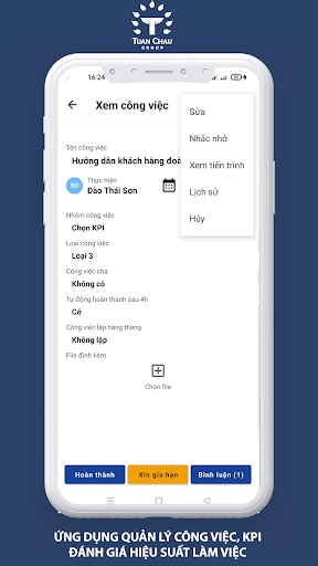 Android application Tuần Châu Tasks screenshort