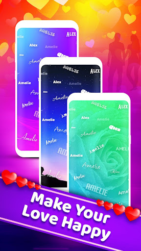 My Love Name Valentine Day LWP Screen 2