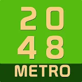2048 Metro : Brain Crush Game icon