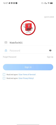 Android application MeterMate screenshort