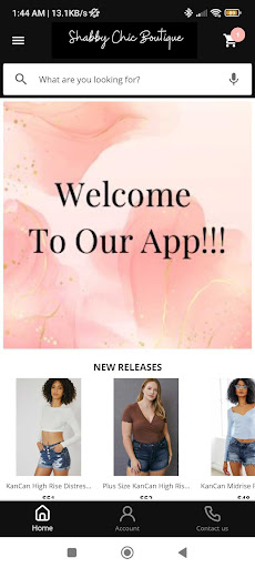Android application Shabby Chic Boutique screenshort