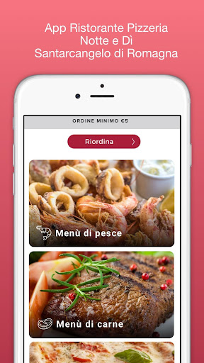 Android application Ristorante Pizzeria Notte e Dì screenshort
