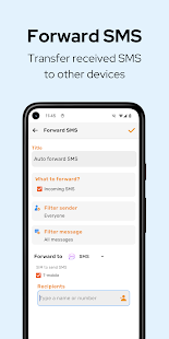 Auto Text: Transfer SMS & Call Screenshot