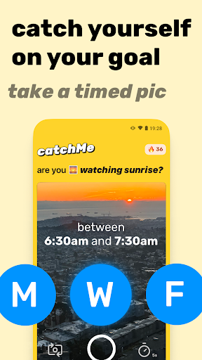 Android application catchMe screenshort