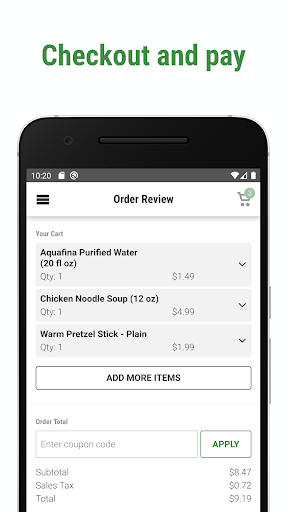 Onosys Demo Ordering Screen 3