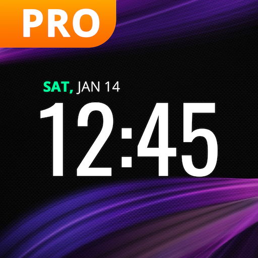 Digital Clock Widget Pro