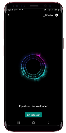 Equalizer Live Wallpaper Screen 2