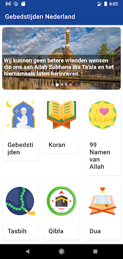 Gebedstijden Nederland Screen 2