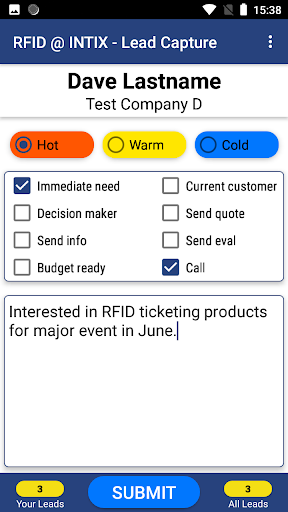 RFID @ INTIX Screen 3