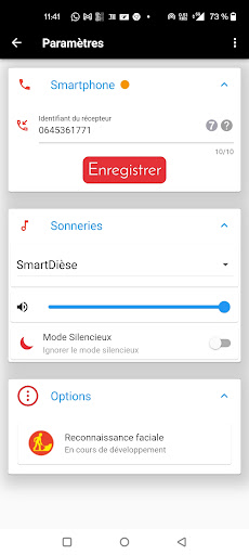 SmartDièse Screen 2