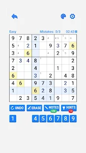 Meister-Sudoku-Rätselspiel