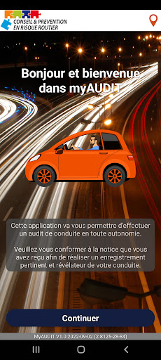 Android application myAudit screenshort