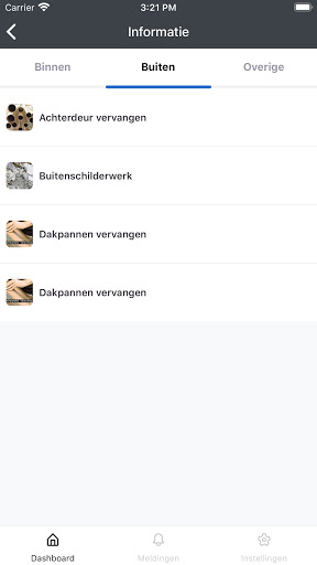 BVR communicatie Screen 2