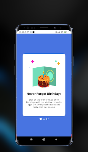 Android application Dele Birthday Reminder screenshort