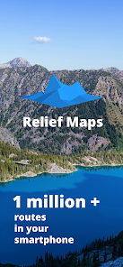 Relief Maps - 3D GPS Hiking | Trail Running | Ski  screenshots 1