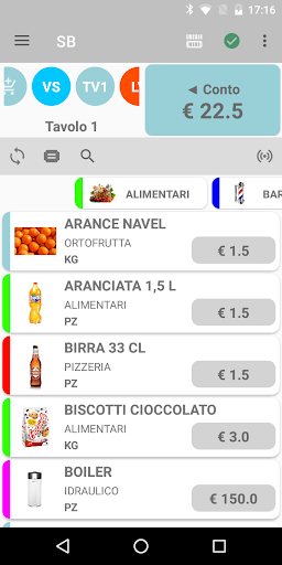 Android application Smallbusiness - Cassa digitale screenshort