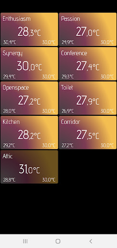 Android application Gatler Smart House screenshort