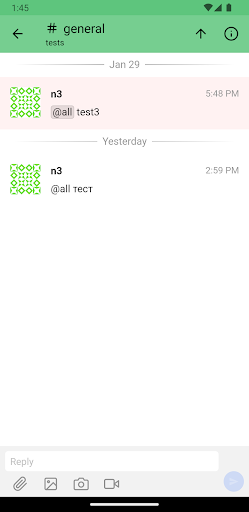 Datagile chat Screen 2